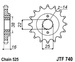 Kit de lant D.I.D Chain - Auriu chain 520 ZVM-X, X-ring (X, NX, QX, XS), CHK front sprocket JT CHK rubber cushioned, CHK rear sprocket JT pentru DUCATI Monster 796 2012-2014 - Img 3