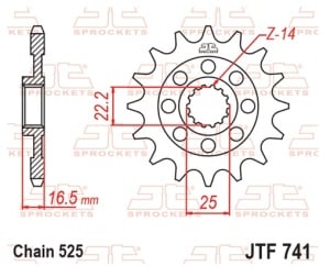Kit de lant D.I.D Chain - Auriu chain 525 VX, X-ring (X, NX, QX, XS), CHK front sprocket JT CHK rubber cushioned, CHK rear sprocket JT pentru DUCATI Sport / S 1000 2006 - Img 3