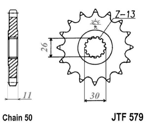 Kit de lant D.I.D Chain - Auriu chain 530 VX, X-ring (X, NX, QX, XS), CHK front sprocket JT CHK rubber cushioned, CHK rear sprocket JT pentru YAMAHA FJ 1200 1986-1990 - Img 3