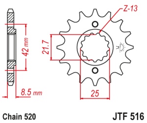 Kit de lant D.I.D Chain - Auriu lant 520 ZVM-X, X-Ring, pinion fata JT, foaie spate JT pentru SUZUKI GS 500 E 1994-2007 - Img 3