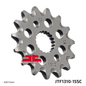 Kit de lant EK - Argintiu chain 420 DEH, Non-sealed, CHK front sprocket JT, CHK rear sprocket JT pentru HONDA CRF 150 R / RB 2007-2025 - Img 4