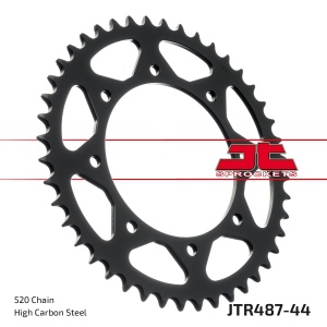 Kit de lant EK - Argintiu chain 520 DEX, X-ring (X, NX, QX, XS), CHK front sprocket JT CHK rubber cushioned, CHK rear sprocket JT pentru KAWASAKI KLE 500 (<2007) 2006-2007 - Img 6
