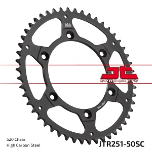 Kit de lant EK - Argintiu chain 520 MRD, Non-sealed, CHK front sprocket JT, CHK rear sprocket JT pentru YAMAHA WR 250 F 2007-2020 - Img 5