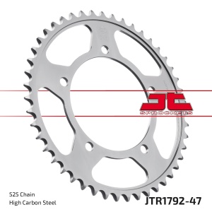 Kit de lant EK - Argintiu chain 525 SRO, O-ring, CHK front sprocket JT CHK rubber cushioned, CHK rear sprocket JT pentru SUZUKI DL 650 V-STROM 2004-2006 - Img 6