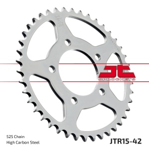 Kit de lant EK - Argintiu chain 525 SRO, O-ring, CHK front sprocket JT, CHK rear sprocket JT pentru BENELLI TRK 502 2017-2021 - Img 5