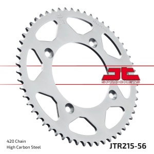 Kit de lant EK - Argintiu lant 420 DEH, Non-sealed, pinion fata JT, foaie spate JT pentru HONDA CRF 150 R / RB 2007-2025 - Img 6