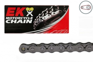 Kit de lant EK - Argintiu lant 428 SRO, O-ring, pinion fata JT, foaie spate JT pentru KAWASAKI KMX 125 1986-2003 - Img 1
