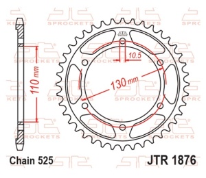 Kit de lant EK - Auriu chain 525 MVXZ, X-ring (X, NX, QX, XS), CHK front sprocket JT CHK rubber cushioned, CHK rear sprocket JT pentru SUZUKI DL 800 V-STROM 2023-2024 - Img 6
