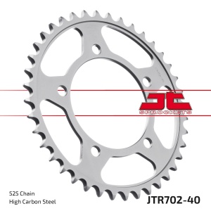 Kit de lant EK - Auriu chain 525 ZVX, X-ring (X, NX, QX, XS), CHK front sprocket JT CHK rubber cushioned, CHK rear sprocket JT pentru APRILIA Dorsoduro 1200 2011-2016 - Img 6