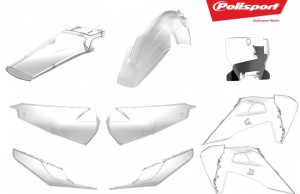 Kit plastice POLISPORT 90800 clear 18