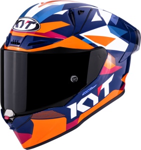 KYT R1R CARBON DIAMOND BLUE ORANGE