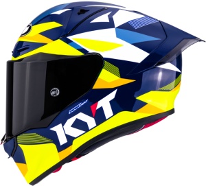 KYT R1R DIAMOND BLUE YELLOW - Img 8