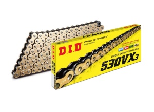 Lant VX series X-Ring D.I.D Chain 530VX3 110 zale auriu/negru