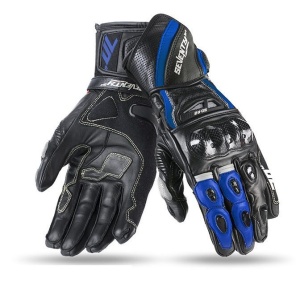 Manusi barbati racing vara Seventy model SD-R2 negru/albastru
