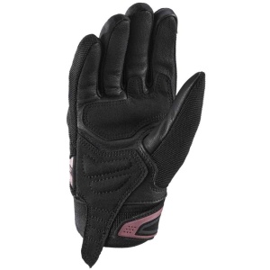 Manusi femei Roadster vara textil/piele Ixon model MIG 2 LS culoare: negru/burgundy (visiniu) - degete tactile - Img 2