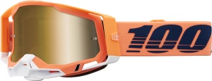 Ochelari moto offroad 100% RaceCraft 2 Coral cu viziera iridium