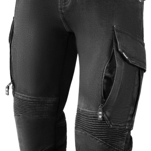 Pantaloni moto cargo SECA SQUARE II BLACK SHORT - Img 5