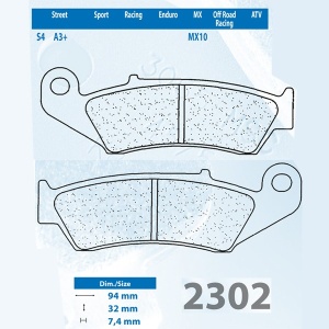 Placute de frana Carbone Lorraine 2302 MX10 (XC7)