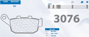 Placute de frana Carbone Lorraine 3076 MSC