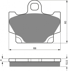 Placute de frana GOLDFREN 113 AD OFF-ROAD FRONT
