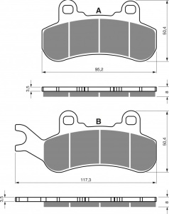 Placute de frana GOLDFREN 376 S33 OFF-ROAD FRONT