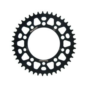 Rear ALU sprocket SUPERSPROX RAL-1303:43-BLK Negru 43T, 520