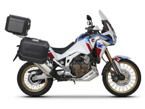 Set complet cutii aluminiu laterale, 36L / 47L SHAD TERRA NEGRU, include kit montare SHAD HONDA CRF 1100 Africa Twin - Img 16