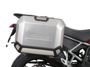 Set complet cutii aluminiu laterale, 36L / 47L SHAD TERRA NEGRU, include kit montare SHAD TRIUMPH Tiger 900 - Img 14