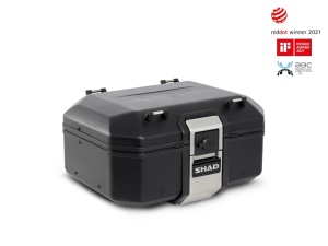 Set complet de cutii de aluminiu SHAD TERRA NEGRU, 37L cutie centrala si 36L / 36L cutii laterale, incluzand kit montaj si placa SHAD SUZUKI DL 1000 V-Strom/ DL 1050 V-Strom - Img 6