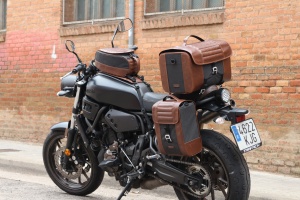 Side bag SHAD CAFE RACER SR38 X0SR3821 10l Negru - Img 9