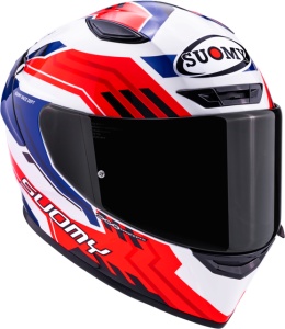 SUOMY TRACK-1 FRAMEWORK WHITE RED BLUE ECE 22.06 - Img 3