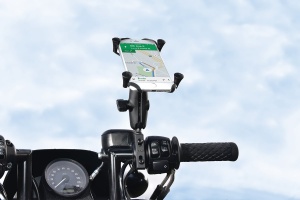Suport telefon cu prindere rezervor frana si ambreiaj RAM Mount X-GRIP - Img 2