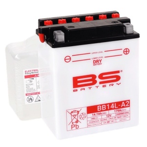Baterie conventionala BS-BATTERY BB14L-A2 (YB14L-A2) include electrolit