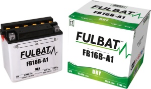 Baterie conventionala FULBAT FB16B-A1 (YB16B-A1) include electrolit - Img 2