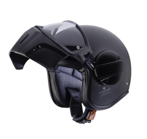Casca Caberg model Ghost negru mat - fibra de sticla - Img 3