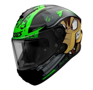 Casca integrala Axxis model Draken S Cosa Nostra B6 verde fluor lucios - tip viziera: MT-V-18C