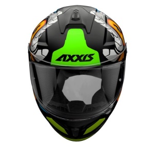 Casca integrala Axxis model Draken S Parrot A1 negru mat - tip viziera: MT-V-18C - Img 3