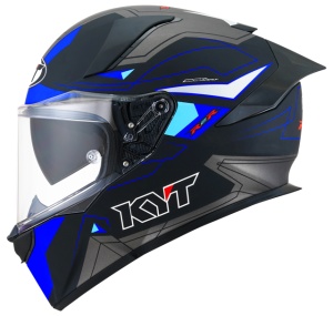 Casca integrala KYT R2R LED MATT BLUE ECE 22.06 - Img 8
