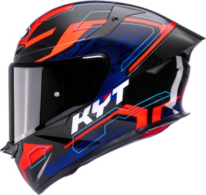 Casca integrala KYT TT-REVO SPEEDING MATT GRL BLK/RED/BLUE ECE 22.06 - Img 8