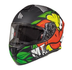 Casca integrala motociclete MT Targo Truck A2 galben fluor mat – tip MT-V-14 - Img 4