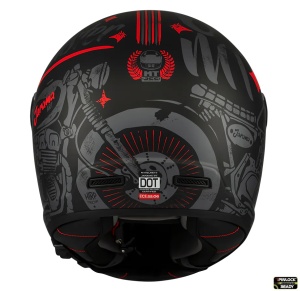 Casca integrala MT Jarama SV Art E5 negru/gri mat - model Retro - Cafe Racer (ochelari soare integrati) - tip viziera: MT-V-32 - Img 5