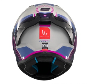 Casca integrala MT Stinger 2 Tron C8 roz lucios - Img 4