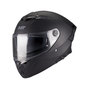 Casca integrala MT Thunder 4 R SV Pure A1 negru mat (ochelari soare integrati) + lentila antiaburire Pinlock 70 cadou - tip viziera: MT-V-28C - DKS 435