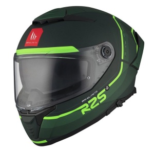 Casca integrala MT Thunder 4 SV R25 C6 Verde Mat (ochelari soare integrati) - Img 4