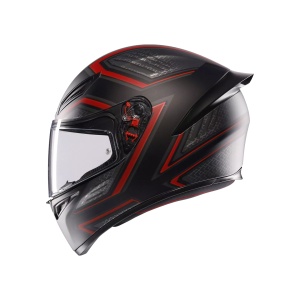 Casca moto integrala AGV K1 S SLING MATT BLACK/RED - Img 4
