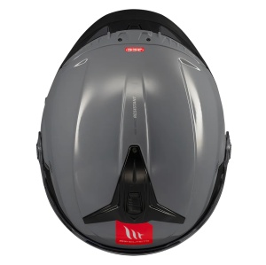 Casca open face motociclete MT Cosmo SV A2 gri lucios (ochelari soare integrati) - tip viziera: MT-V-37 - Img 5