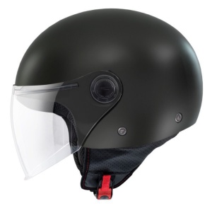 Casca open face motociclete MT Street S A1 negru lucios - omologare noua ECE 22.06 - Img 2