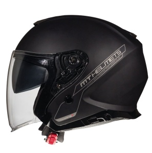 Casca open face MT Thunder III SV Jet A1 negru mat (ochelari soare integrati) – tip MT-V-19