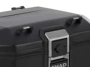 Complete set of SHAD TERRA TR40 adventure saddlebags and SHAD TERRA BLACK aluminium 55L topcase, including mounting kit SHAD Harley Davidson Pan America 1250 - Img 21