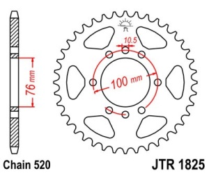 Foaie spate JT JTR 1825-48 48T, 520 - Img 2